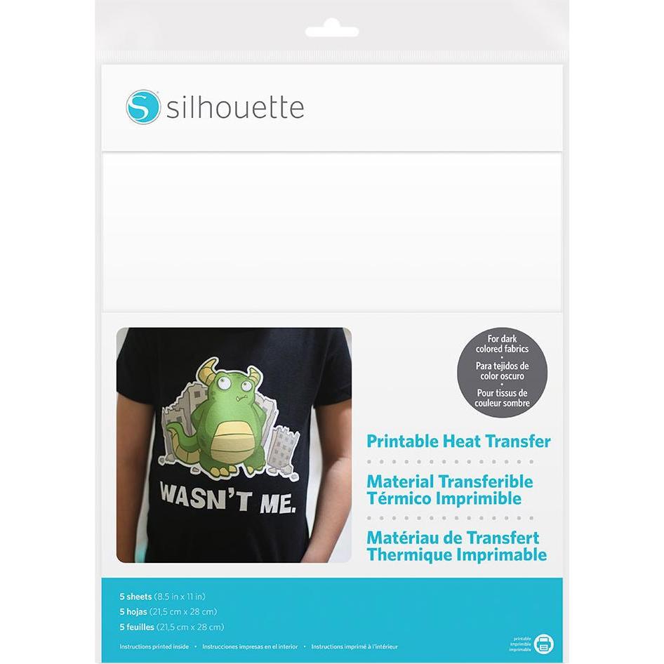 Thumbnail - Silhouette Aufbügelfolie für dunkle Stoffe