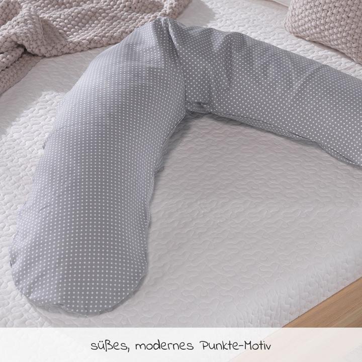 Immagine prodotto Theraline Cuscino per allattamento "The Original" con imbottitura in fibra cava di poliestere, fodera inclusa (190 cm)