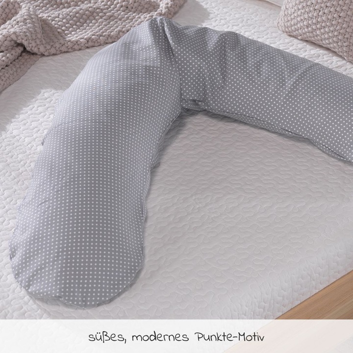 Produktbild Theraline Stillkissen "Das Original" mit Polyester Hohlfaser Füllung inkl. Bezug 190 cm (190 cm)