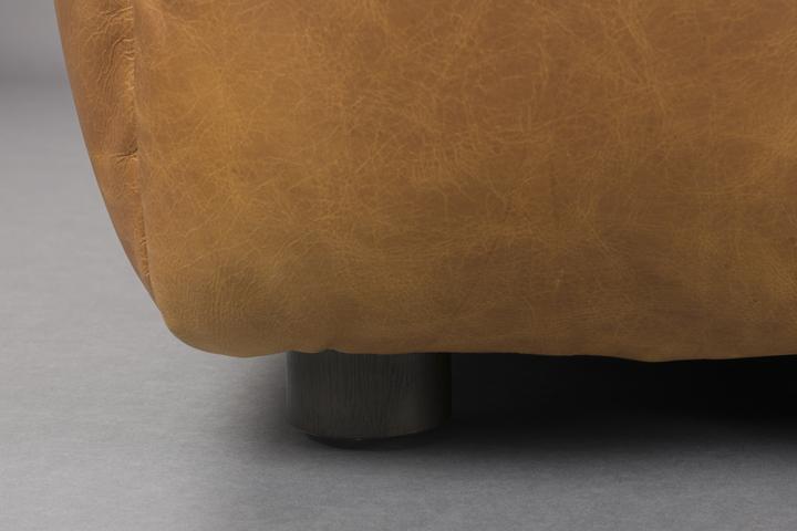 Image du produit Dutchbone Hocker Hackman Leather Cognac