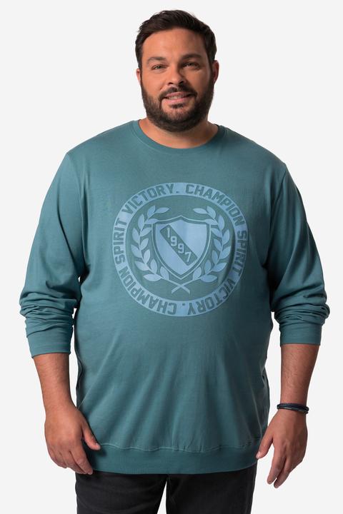 Produktbild Men+ T-Shirt, Langarm, Bauchfit, Druck vorne (XXL)