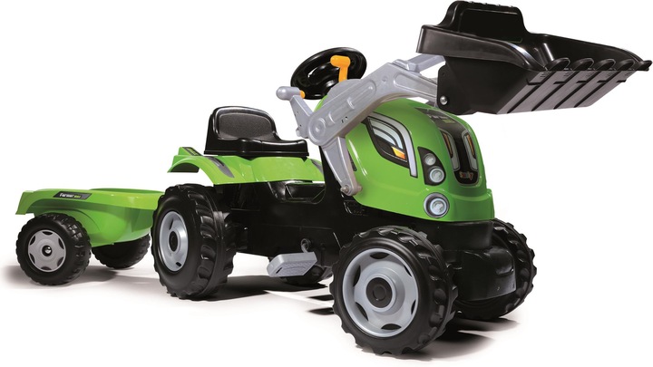Produktbild Smoby Max Traktor mit Anhänger - Grün