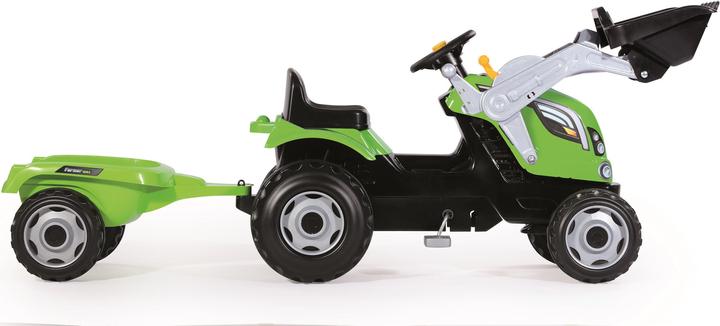 Produktbild Smoby Max Traktor mit Anhänger - Grün