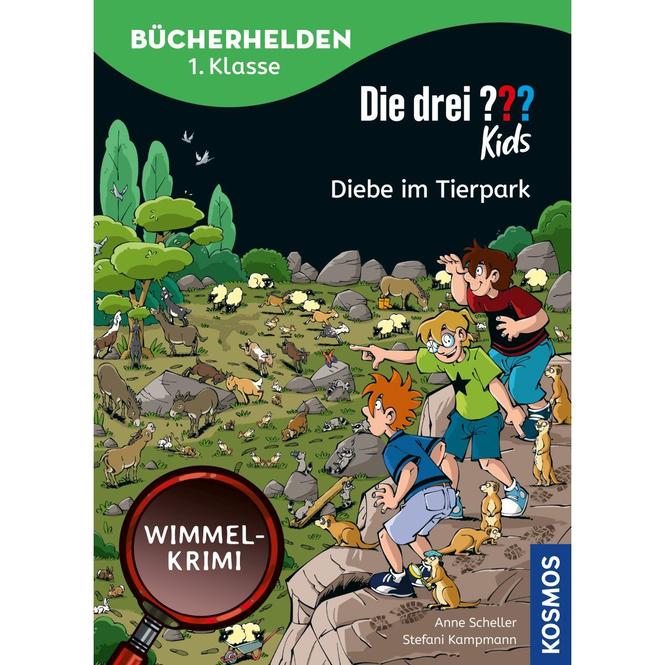 Produktbild Kosmos Die drei??? Kids, Bücherhelde 1. Klasse, Diebe im Tierpark (Deutsch, Anne Scheller, 2025)