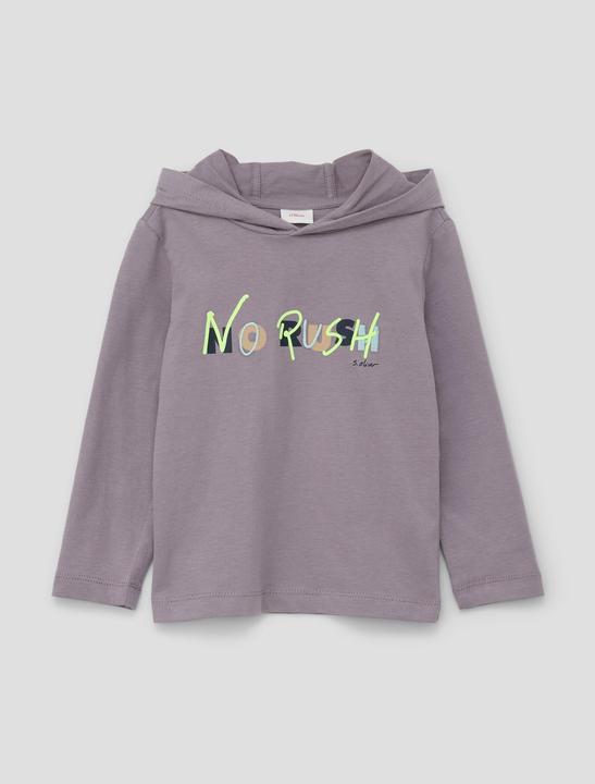 Produktbild s.Oliver Sweatshirt Kapuzenshirt mit Frontprint (104, 110)