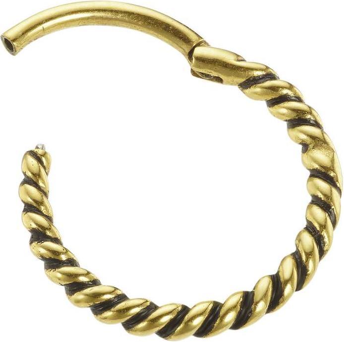 Immagine prodotto Bijouteria Piercing orecchio (Rivestimento in PVD (colore oro), Acciaio chirurgico 316L)