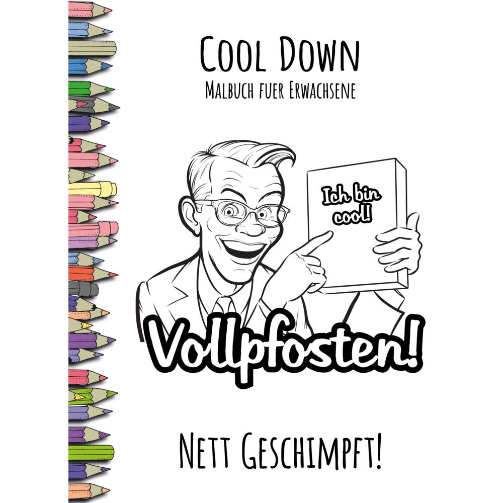 Herpers :Cool Down Malbuch für Erwachs