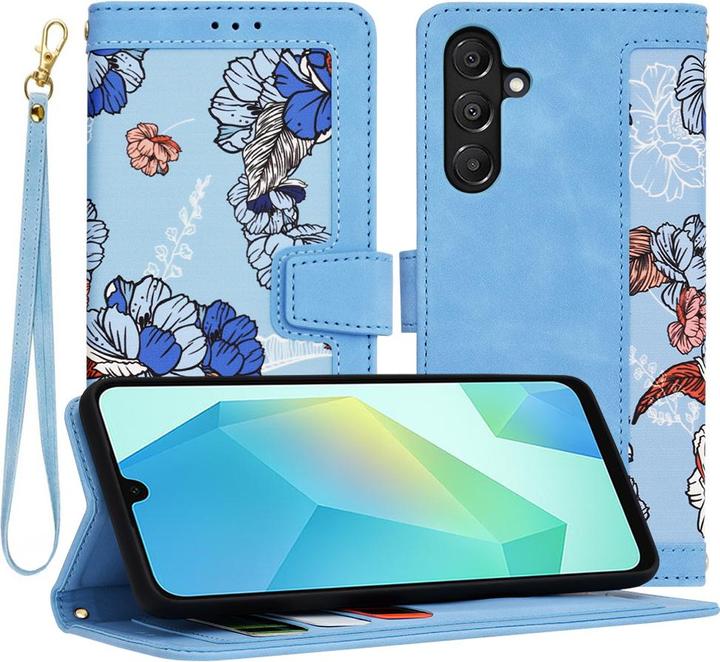 Techsuit - FlipCraft - Samsung Galaxy A16 4G / A16 5G - Vibrant Blue (Samsung Galaxy A16, Samsung Galaxy A16 5G)