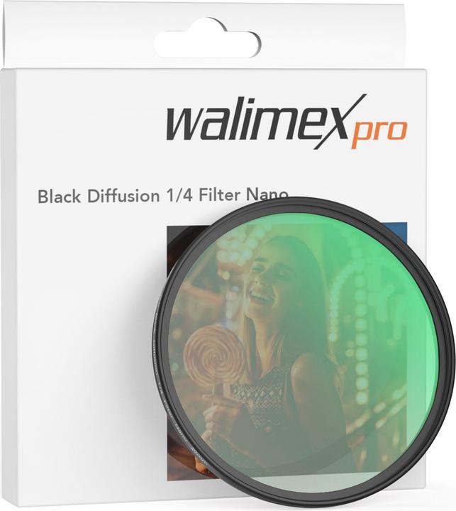 Walimex pro Black Mist Diffusion Filter 1/4 Nano 52mm Kamerafilter Nebelfilter