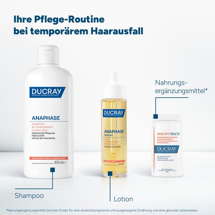 Produktbild Ducray ANAPHASE REACTIV Shampoo bei Haarausfall (200 ml, Flüssiges Shampoo)