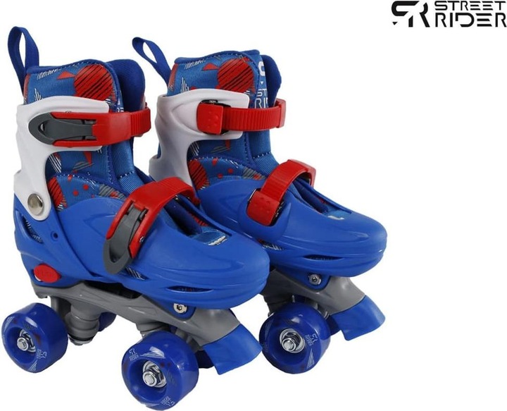 Street Rider Rollschuhe Blau verstellbar, Grösse 31-35 (31)