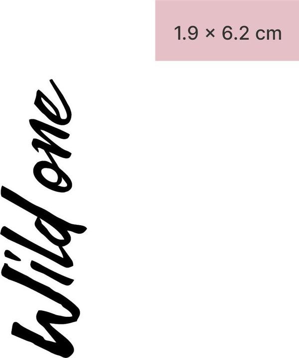 Produktbild minink Temporäres Tattoo – Wild One