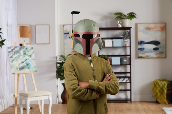 Produktbild Hasbro elektronische Boba Fett Maske, Star Wars Kostüm für Kinder, Star Wars Spielzeug für Jungen