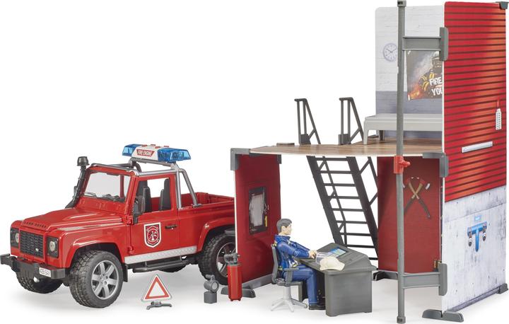 Immagine prodotto Bruder Caserma dei pompieri con Land Rover