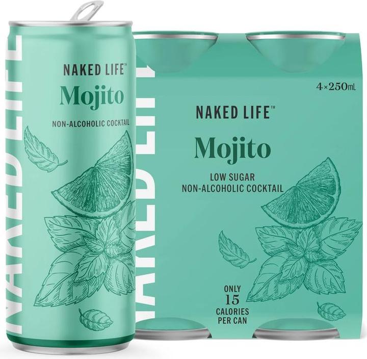 Produktbild Naked Life Mojito (4 x 25 cl)