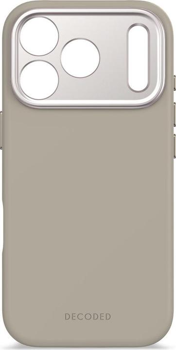 Actual product image Decoded Silicone Backcover Apple iPhone 17 Pro Soft Taupe (Apple iPhone 17 Pro)
