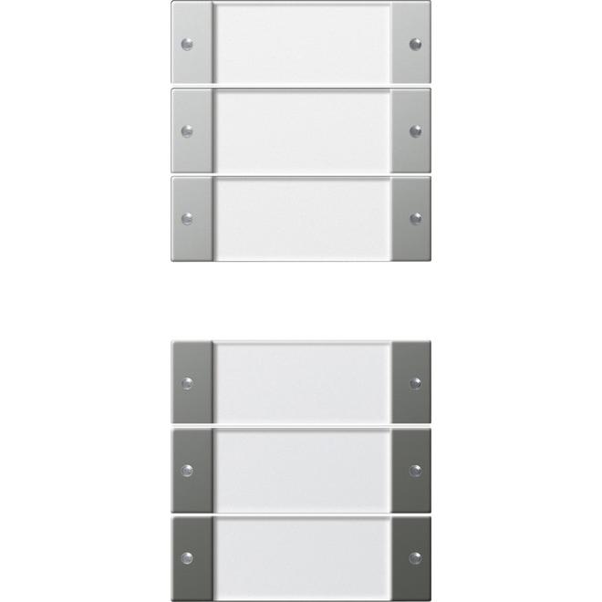 Gira, Zubehör Schalterprogramm, Wippenset 6f (3+3) BSF System 55 2136600