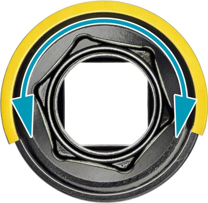 Actual product image HAZET Power Hex Socket Wrench Insert (17 mm)