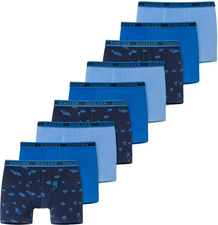 Immagine prodotto Schiesser 9 Pacchetti di pantaloncini / pantaloni in cotone biologico 95/5 per bambini (128, confezione da 9)