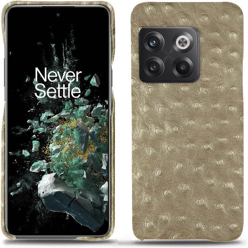 Noreve Lederschutzhülle (OnePlus 10T), Smartphone Hülle, Beige