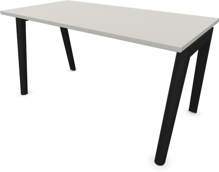 Esche gebeizt schwarz, Perlgrau