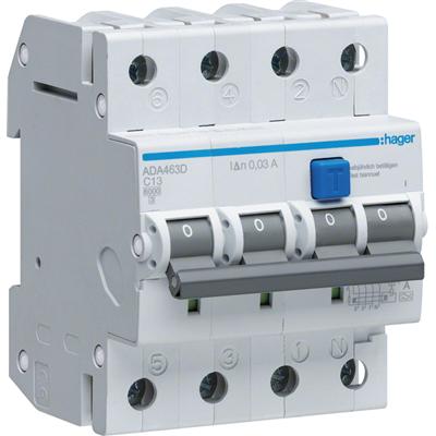 Thumbnail - Hager, Schutzschalter, Fehlerstrom-Leitungsschutzschalter