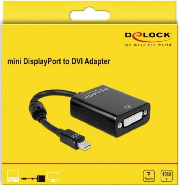 Produktbild Delock Monitoradapter Mini-Displayport zu DVI (DVI, 10 cm)