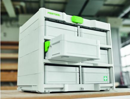 Actual product image Festool Systainer³ Rack SYS3-RK/6 M 337 set (6 pieces)