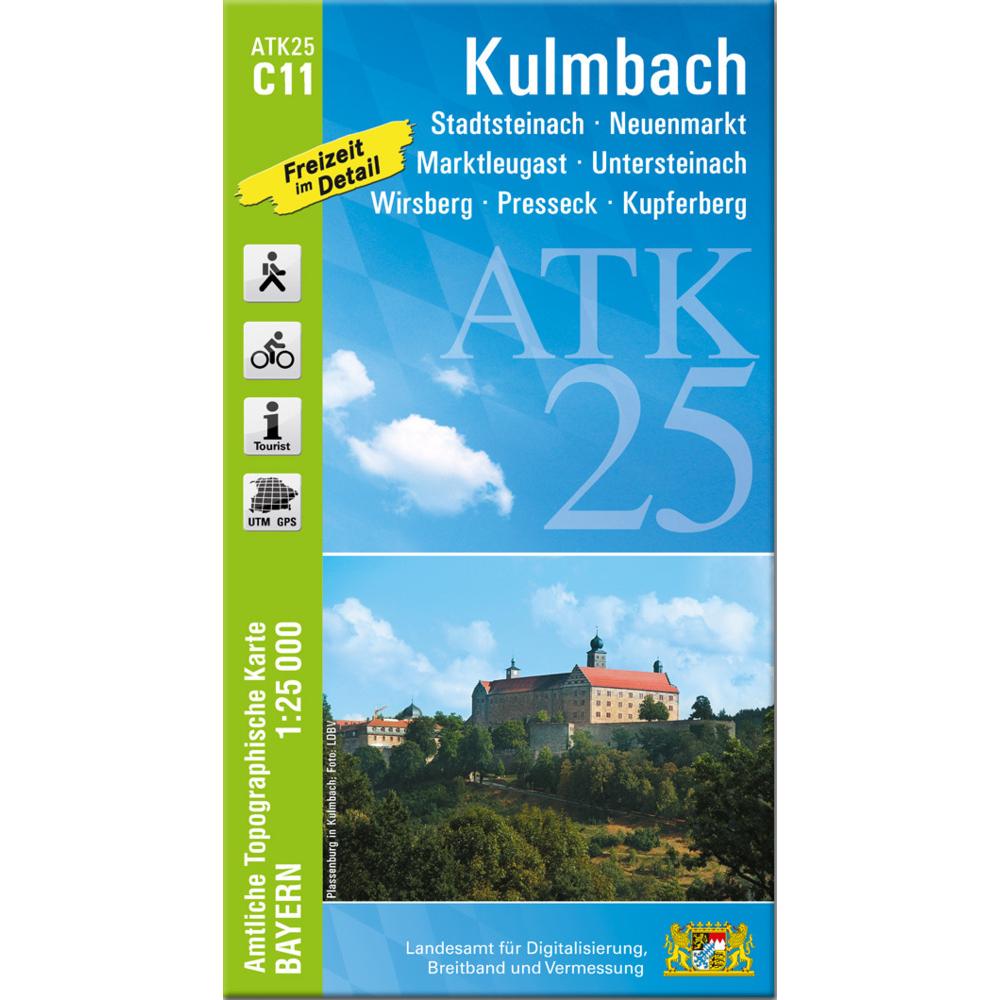 ATK25-C11 Kulmbach (Amtliche Topographi, Landkarte