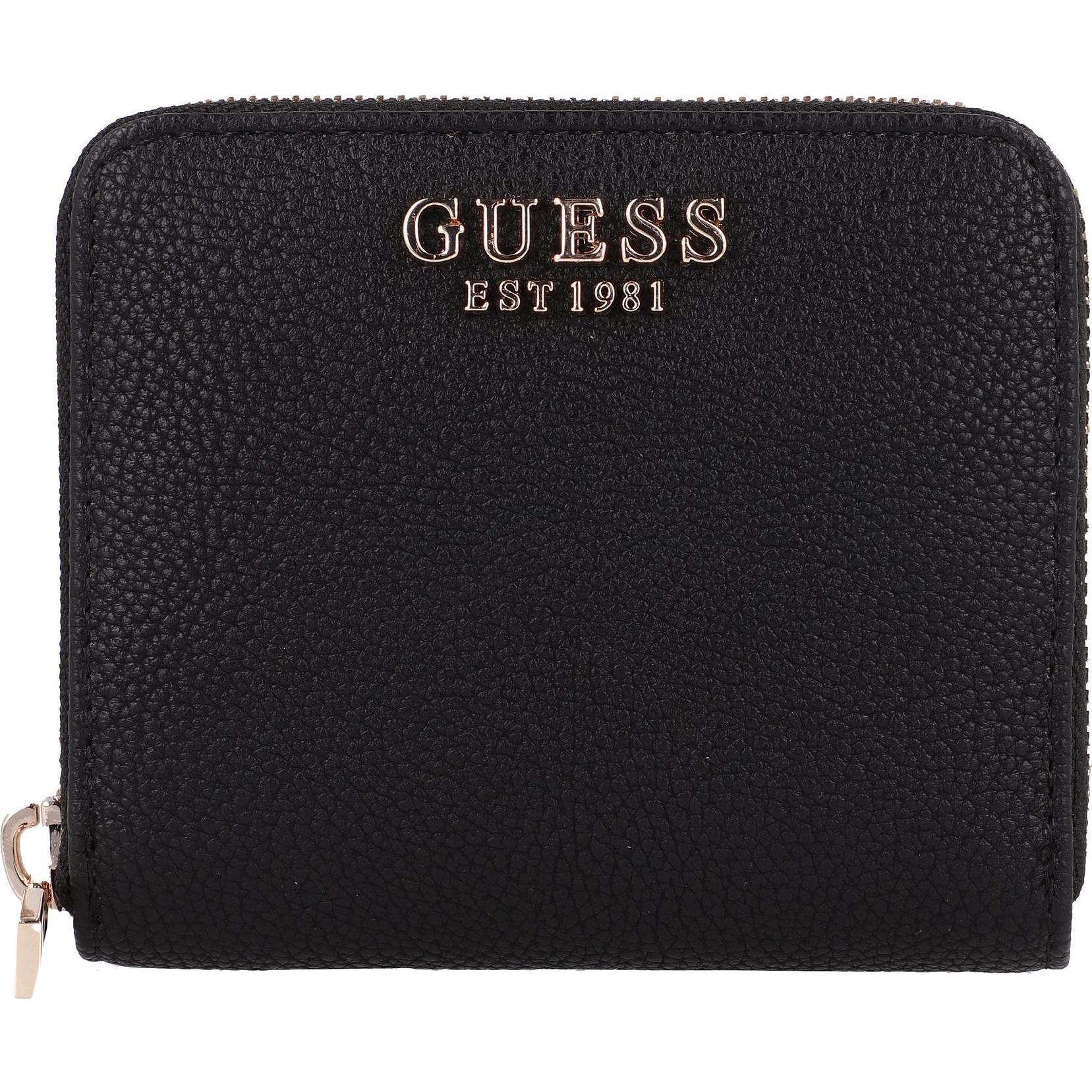 Guess Donna Nero Donne, Portafoglio, Geldbörse Laurel,