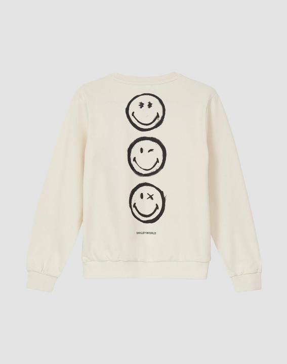 Produktbild s.Oliver Sweatshirt Sweatshirt aus Baumwollmix mit Smiley®-Print (170, 176)