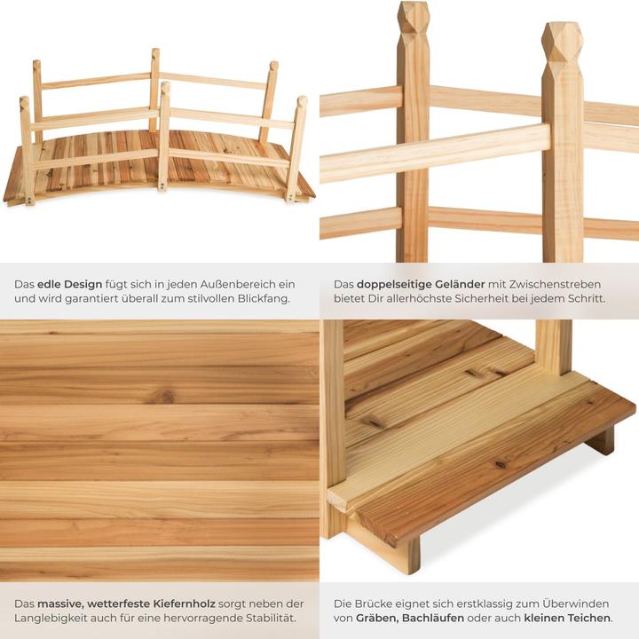 Produktbild tectake Gartenbrücke