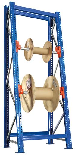 Actual product image Schulte Lagertechnik InclinedRoll Cable Drum Basic Shelf