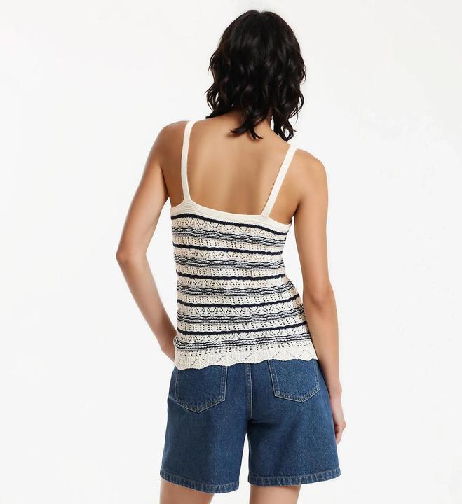 Produktbild La Redoute Collections Tanktop aus feinem Lochstrick (M)