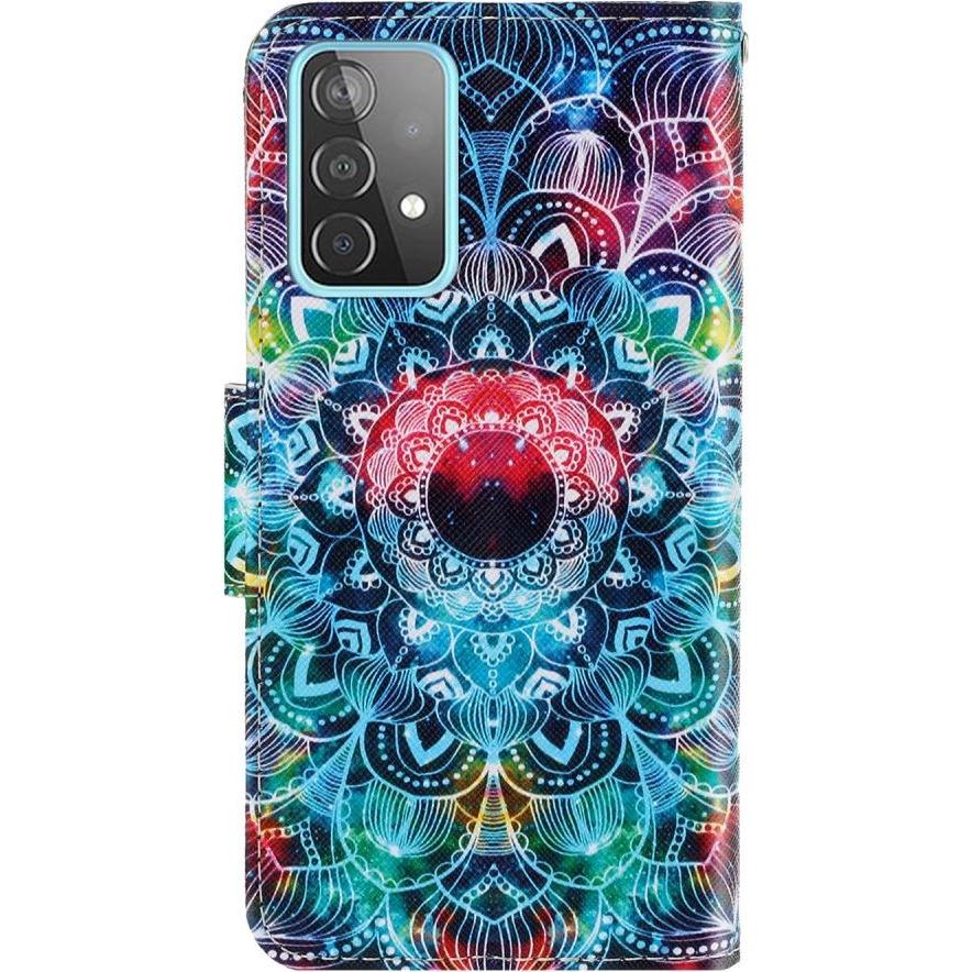 Thumbnail - Cover-Discount Galaxy A52 - Leder Hülle Mandala (Samsung Galaxy A52, Samsung Galaxy A52s 5G, Samsung Galaxy A52 5G), Sma...