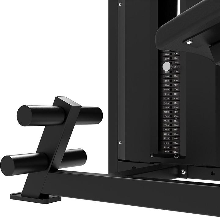 Image du produit Tunturi Platinum Dual Back/Abdominal Combo Appareil pour abdominaux et dos avec empilement de poids