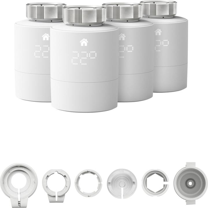 Immagine prodotto tado° Termostato radiatore intelligente - Quattro Pack