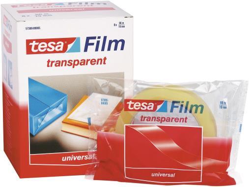 Produktbild tesa tesafilm 1x TRANSPARENT Klebeband (19 mm)