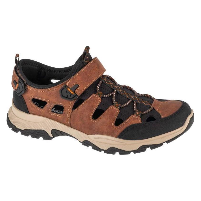 Rieker, Mannen, Sandalen, Schuhe Sandalen, Bruin, (42)