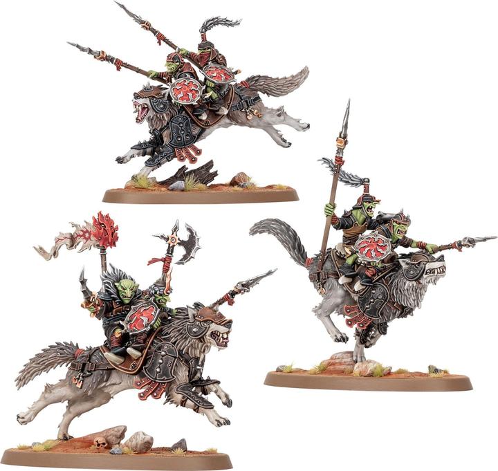 Games Workshop Warhammer AoS - Gloomspite Gitz Cavalerie Grognemeute ...
