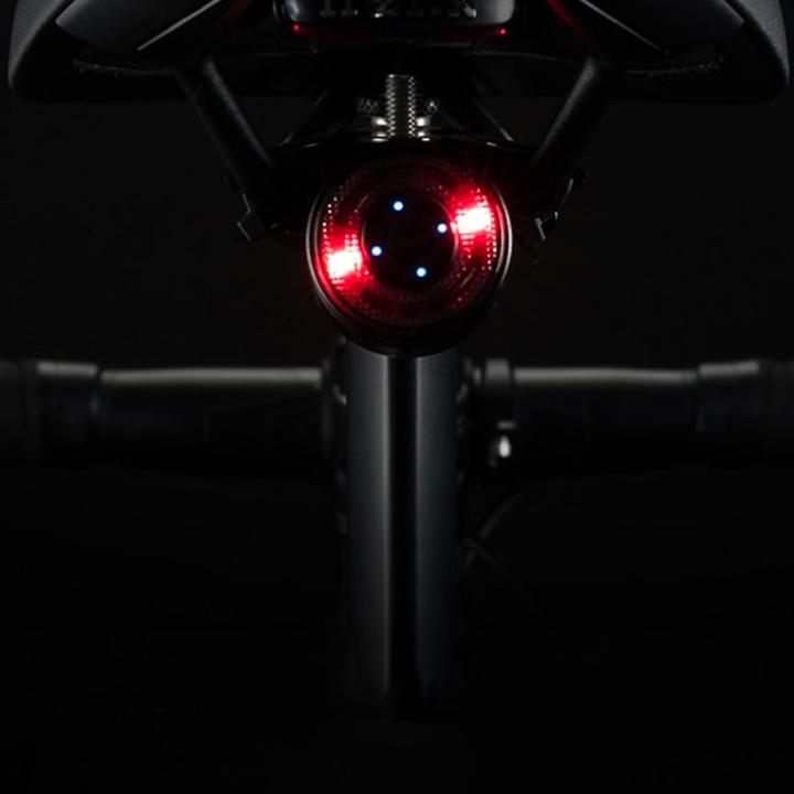 Actual product image Rockbros Q1 Bicycle rear light 7-colour LED (30 lm)