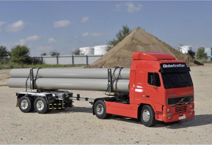 Actual product image Tamiya 1:14 RC Stake Telescopic Semi Trailer BS (Kit)