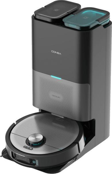 Cecotec Saugroboter Conga 20090 ProAI InfinitySoap Cut&Spa. 8000 Pa, Lasertechnologie, Selbstreinigu (8000 Pa, Wischpads (rotierend))