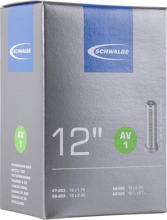 Actual product image Schwalbe Av1 (Schrader (AV), 12", 40 mm)