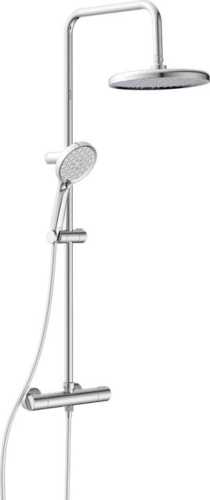 Actual product image Schütte Rain shower bath MADRID overhead shower set chrome shower system rain shower 21020 AE