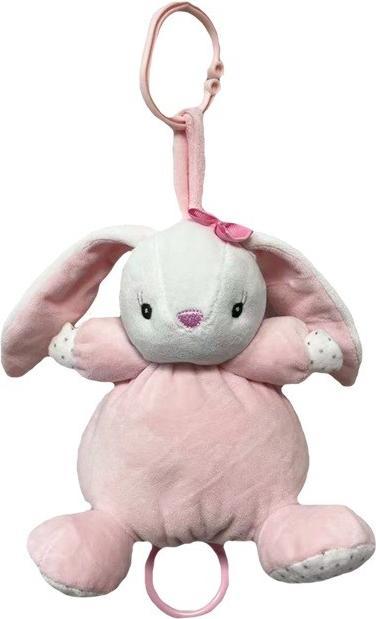 Actual product image Tullo Rabbit music box with bow 18 cm