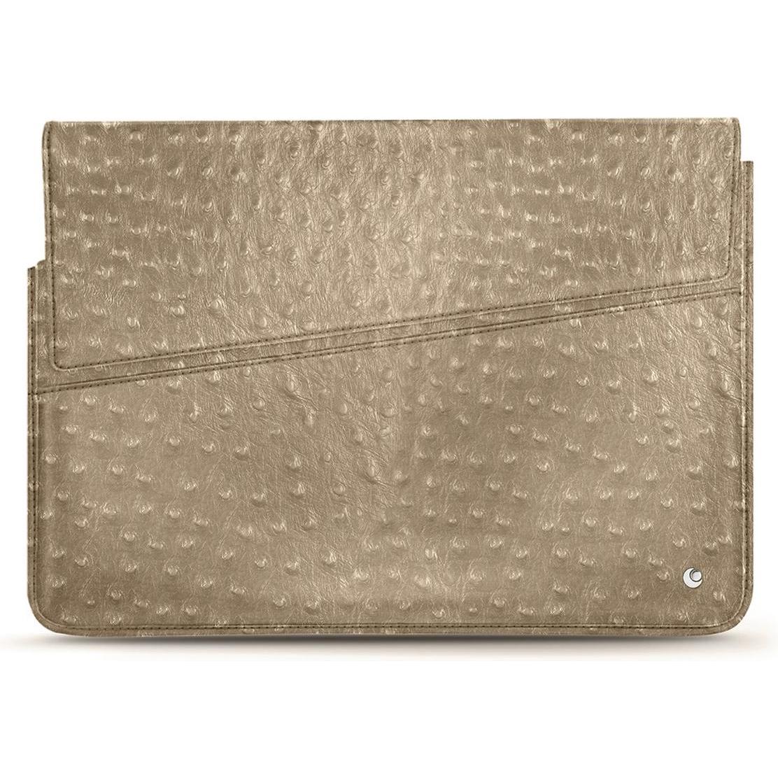 Noreve Lederhülle, Notebooktasche, Beige
