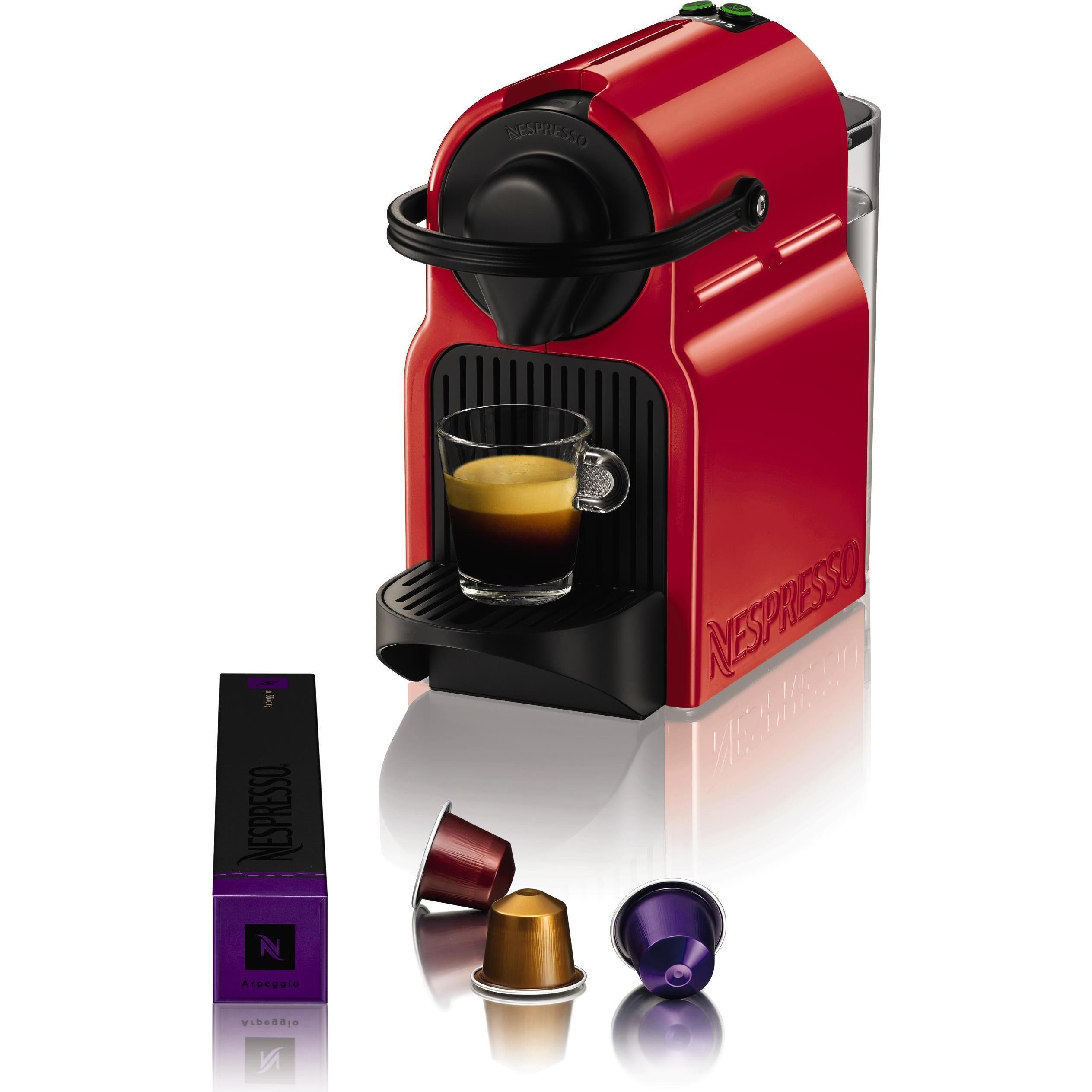 Krups Nespresso Inissia, Kapselmaschine, Rot
