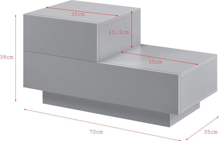 Produktbild En.Casa Sebokeng (70 x 35 x 38 cm)