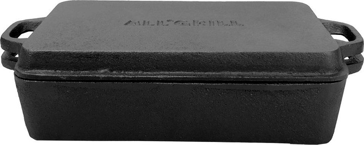 Produktbild All'Grill Kombi 2in1 Casserole aus Gusseisen 22x13x5 cm + Deckel 22x13x2 cm